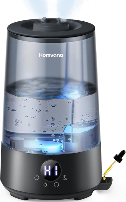 Homvana 3-in-1 Cool Mist Humidifier – 3.6L, Silent, Aroma Diffuser